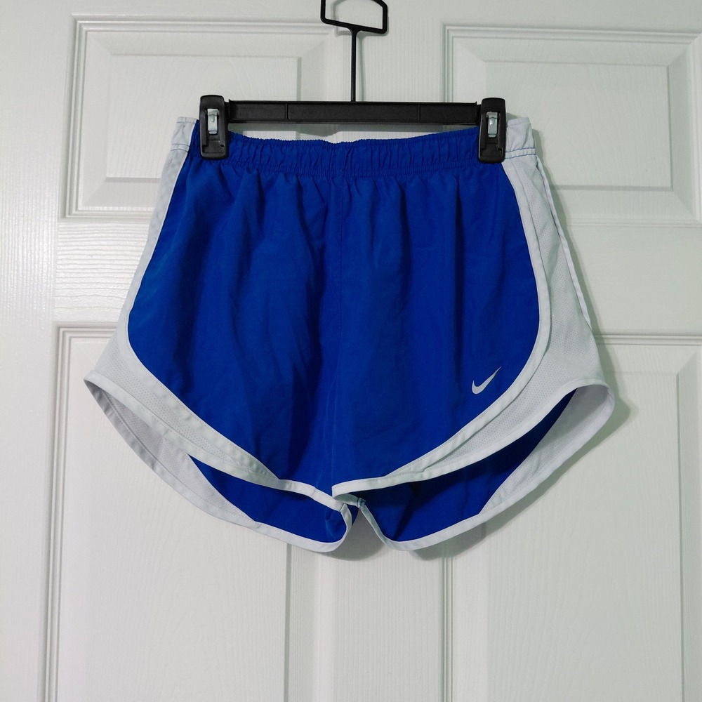 Nike Dri-FIT Tempo Running Shorts Royal Blue White 831558-480 Womens Medium